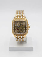 Skeleton Jewel Watch – Diamond & Gemstone Edition