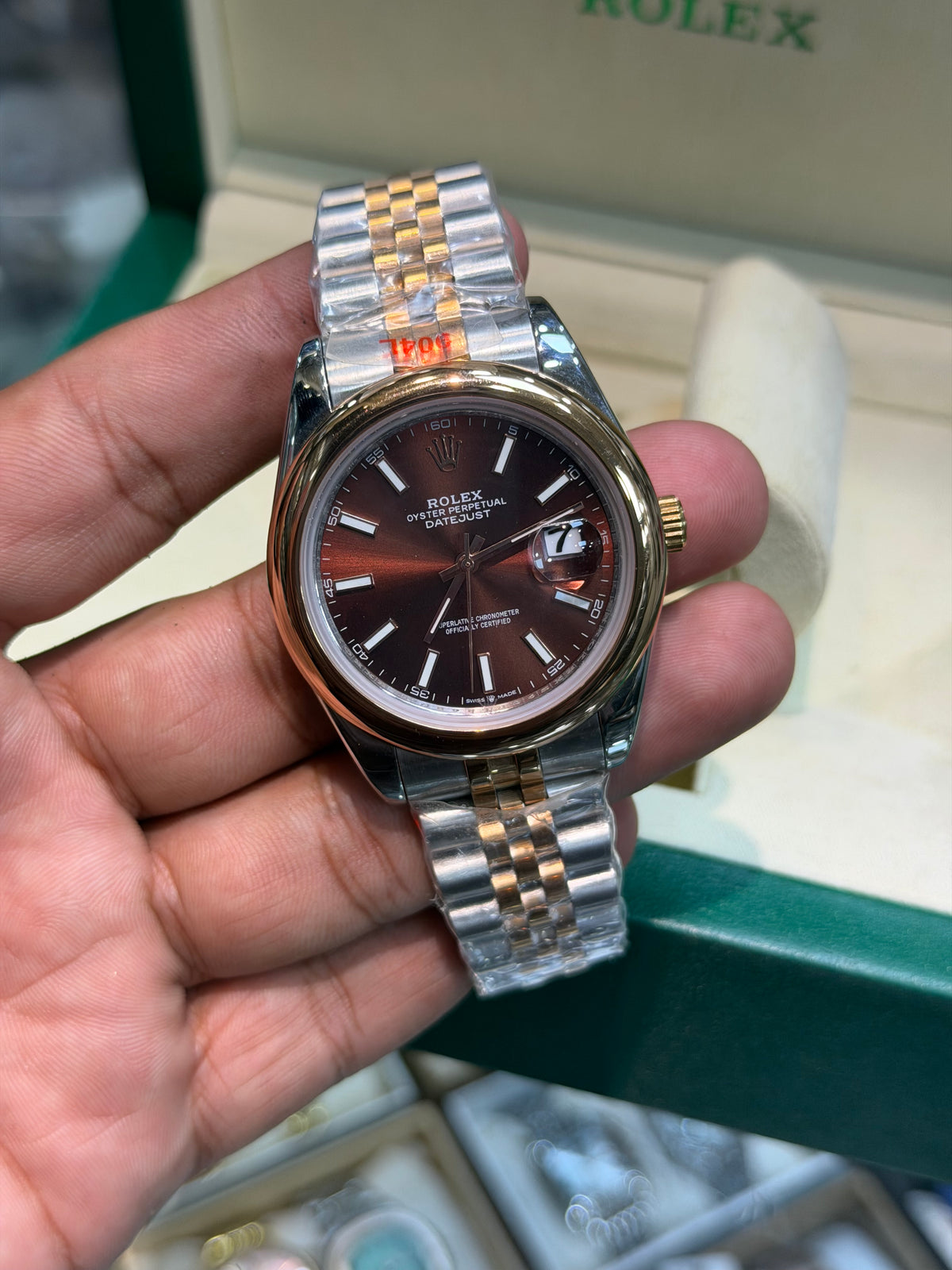 Rolex date-just oysters perpetual