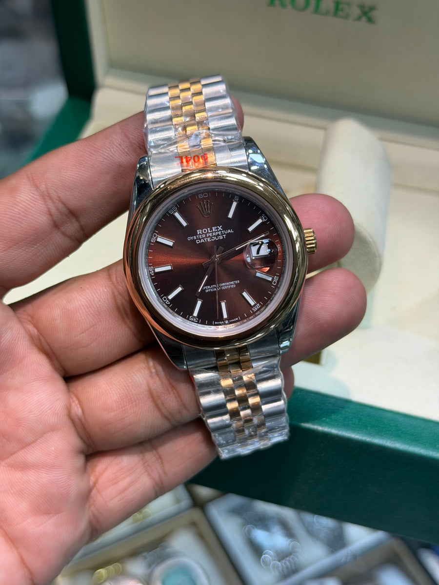 Rolex date-just oysters perpetual