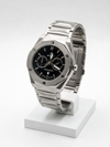 HBSKL Skeleton Diamond Cut Watch – Premium Silver Chronograph Edition