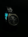 Sleek black BESTWIN men's watch with metal band on dark background, modern luxury style.