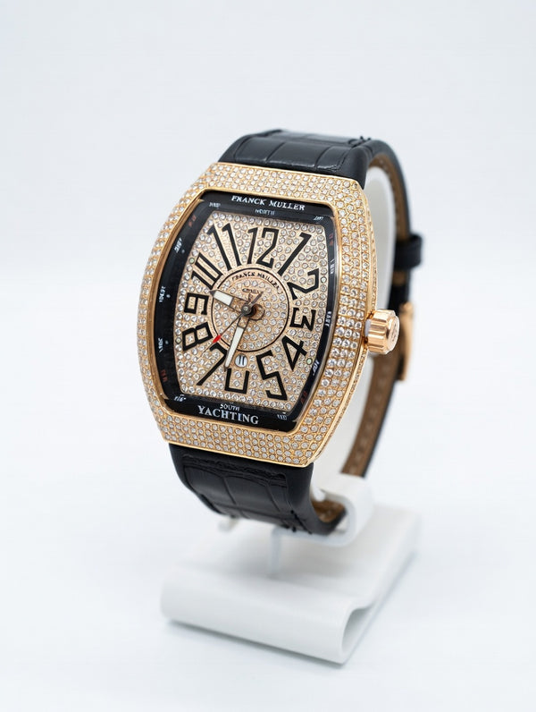 Franck Muller Diamond Studded Yachting Luxury Watch