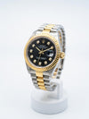 Luxury Datejust Style Watch – Premium Black Dial | Water Resistant | 1 Year Warranty