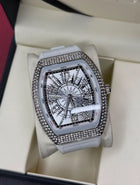 FM Executive Diamond Stone Style Wrist Watch