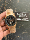 HBSKL Skeleton Diamond Cut Watch – Premium Silver Chronograph Edition