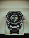 Luxury men's Omega world time watch with stainless steel band on display, Ministry of Mens Affair