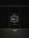 Premium men's black digital watch in a luxury display box, Ministry of Mens Affair