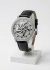 Geneve Style Luxury Diamond Watch – Rotating Bezel & Swirl Dial | SK-008